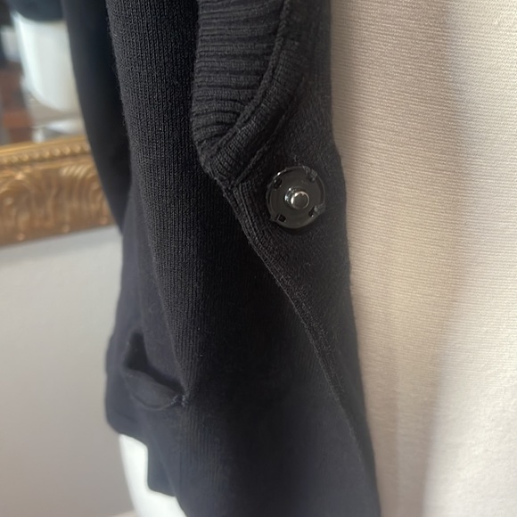 Spense One Button Black Cardigan Sweater - Picture 8 of 8